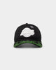 New Era Los Angeles Lakers 'Glow In The Dark' 9FORTY A-Frame Trucker Snapback Black/Neon Green