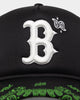 New Era Boston Red Sox 'Glow In The Dark' 9FORTY A-Frame Trucker Snapback Black/Neon Green