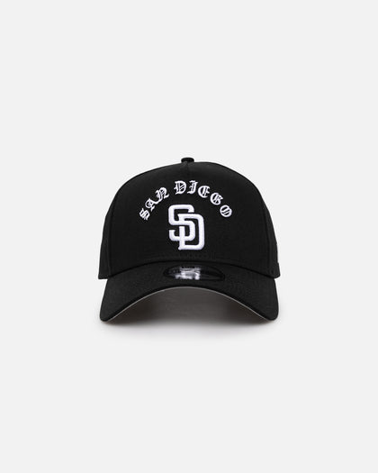 New Era San Diego Padres 'Gothic Arch' 9FORTY A-Frame Snapback Black/White