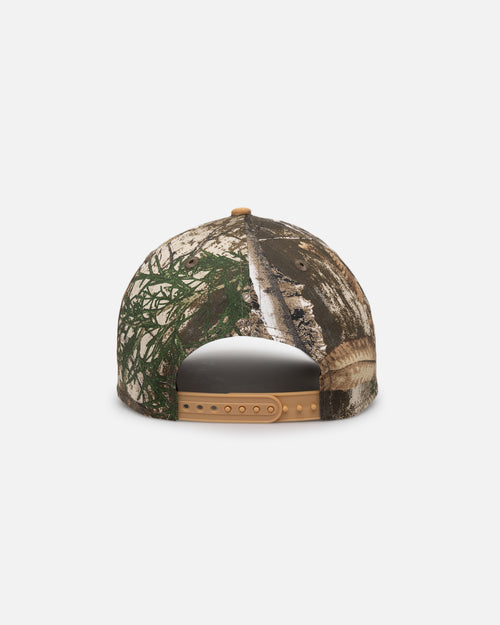 New Era Oakland Raiders 'Real Tree Tan Suede' 9FORTY A-Frame Snapback Real Tree