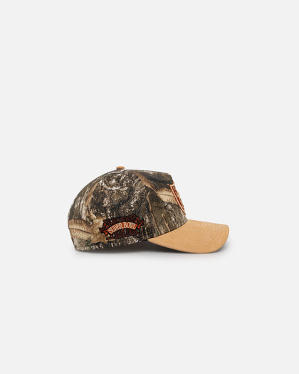 New Era Oakland Raiders 'Real Tree Tan Suede' 9FORTY A-Frame Snapback Real Tree