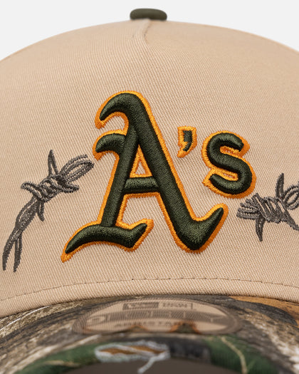 New Era Oakland Athletics 'Real Tree Edge Grit' 9FORTY A-Frame Snapback Oat Milk/Real Tree