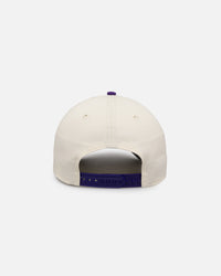 New Era Los Angeles Lakers 'Tall Text' 9FORTY A-Frame Snapback Chrome White/OTC