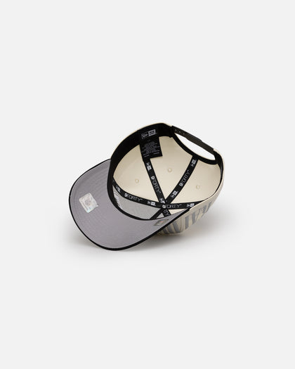 New Era Las Vegas Raiders 'Tall Text' 9FORTY A-Frame Snapback Chrome White/OTC