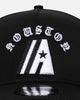 New Era Houston Astros 'Gothic Arch' 9FORTY A-Frame Snapback Black/White