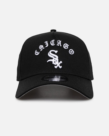 New Era Chicago White Sox 'Gothic Arch' 9FORTY A-Frame Snapback Black/White