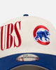 New Era Chicago Cubs 'Tall Text' 9FORTY A-Frame Snapback Chrome White/OTC