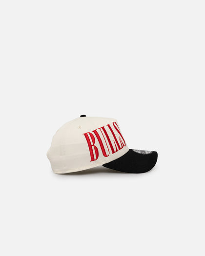 New Era Chicago Bulls 'Tall Text' 9FORTY A-Frame Snapback Chrome White/OTC