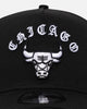 New Era Chicago Bulls 'Gothic Arch' 9FORTY A-Frame Snapback Black/White