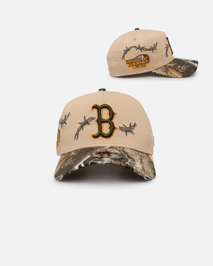 New Era Boston Red Sox 'Real Tree Edge Grit' 9FORTY A-Frame Snapback Oat Milk/Real Tree