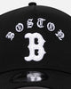 New Era Boston Red Sox 'Gothic Arch' 9FORTY A-Frame Snapback Black/White