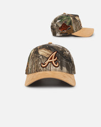 New Era Atlanta Braves 'Real Tree Tan Suede' 9FORTY A-Frame Snapback Real Tree