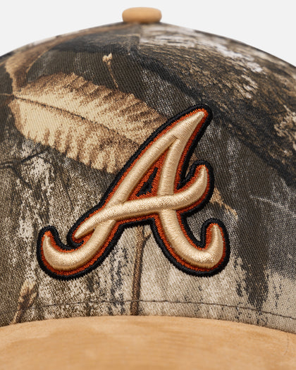 New Era Atlanta Braves 'Real Tree Tan Suede' 9FORTY A-Frame Snapback Real Tree