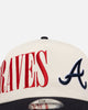 New Era Atlanta Braves 'Tall Text' 9FORTY A-Frame Snapback Chrome White/OTC