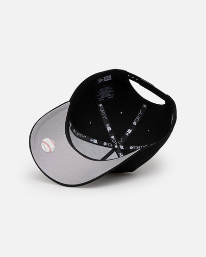 New Era Atlanta Braves 'Gothic Arch' 9FORTY A-Frame Snapback Black/White