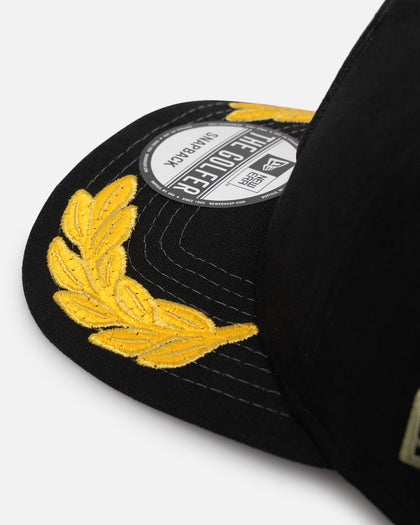 New Era Oakland Athletics 'Military Patch' Pre-Curved Golfer Snapback Black