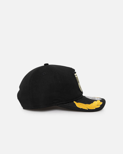 New Era Los Angeles Lakers 'Military Patch' Pre-Curved Golfer Snapback Black