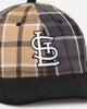 New Era St Louis Cardinals 'Multi Panel Plaid' 9FIFTY High Crown Strapback Plaid