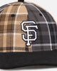 New Era San Francisco Giants 'Multi Panel Plaid' 9FIFTY High Crown Strapback Plaid