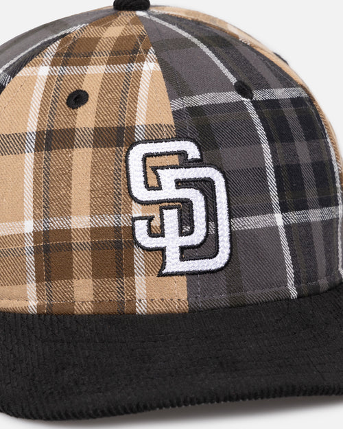 New Era San Diego Padres 'Multi Panel Plaid' 9FIFTY High Crown Strapback Plaid