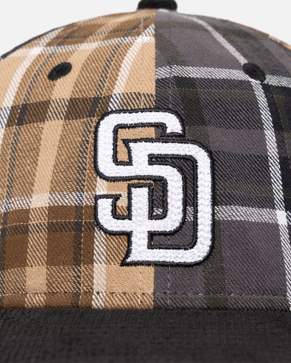 New Era San Diego Padres 'Multi Panel Plaid' 9FIFTY High Crown Strapback Plaid
