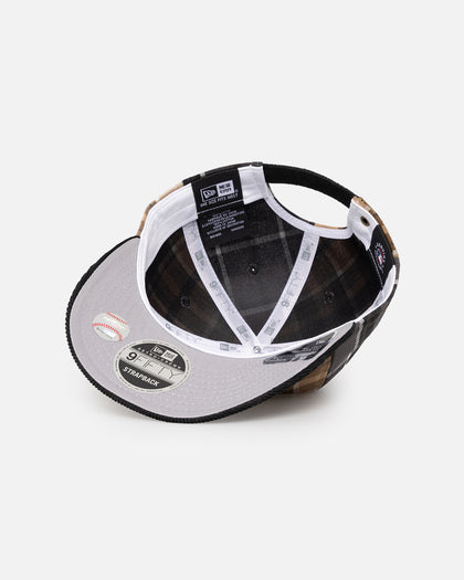 New Era Atlanta Braves 'Multi Panel Plaid' 9FIFTY High Crown Strapback Plaid