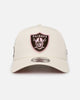 New Era Oakland Raiders 'Neapolitan Chrome' 9FORTY A-Frame Snapback Chrome/Pink Met