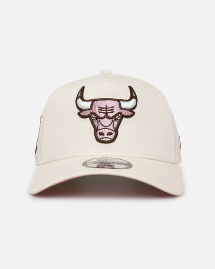 New Era Chicago Bulls 'Neapolitan Chrome' 9FORTY A-Frame Snapback Chrome/Pink Met