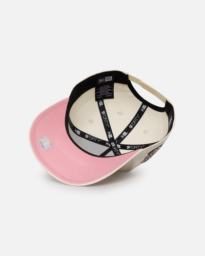 New Era Chicago Bulls 'Neapolitan Chrome' 9FORTY A-Frame Snapback Chrome/Pink Met