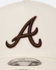 New Era Atlanta Braves 'Neapolitan Chrome' 9FORTY A-Frame Snapback Chrome/Pink Met