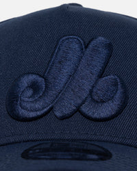 New Era Montreal Expos 'Oceanside Blue Tonal' 9FORTY A-Frame Snapback Oceanside Blue