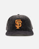 New Era San Francisco Giants 'Washed Corduroy Golfer' Pre-Curved Golfer Snapback Washed Black