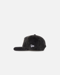 New Era San Diego Padres 'Washed Corduroy Golfer' Pre-Curved Golfer Snapback Washed Black