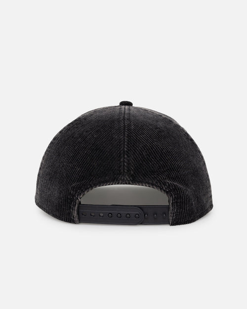 New Era Los Angeles Dodgers 'Washed Corduroy Golfer' Pre-Curved Golfer Snapback Washed Black