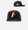 New Era Houston Astros 'Washed Corduroy Golfer' Pre-Curved Golfer Snapback Washed Black