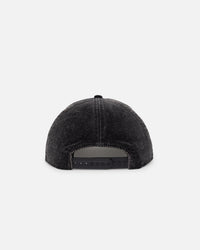 New Era Houston Astros 'Washed Corduroy Golfer' Pre-Curved Golfer Snapback Washed Black