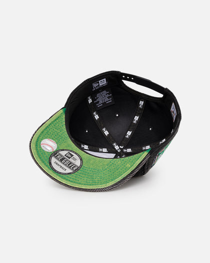 New Era Boston Red Sox 'Washed Corduroy Golfer' Pre-Curved Golfer Snapback Washed Black