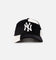 New Era New York Yankees 'Patchwork Corduroy' 9FORTY A-Frame Snapback Black/Cream