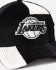 New Era Los Angeles Lakers 'Patchwork Corduroy' 9FORTY A-Frame Snapback Black/Cream