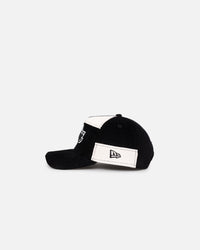 New Era Los Angeles Lakers 'Patchwork Corduroy' 9FORTY A-Frame Snapback Black/Cream