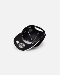 New Era Los Angeles Lakers 'Patchwork Corduroy' 9FORTY A-Frame Snapback Black/Cream