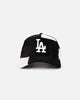 New Era Los Angeles Dodgers 'Patchwork Corduroy' 9FORTY A-Frame Snapback Black/Cream
