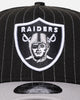 New Era Las Vegas Raiders '2-Tone Pinstripe' 9FORTY A-Frame Snapback Pinstripe