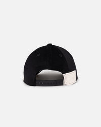 New Era Chicago White Sox 'Patchwork Corduroy' 9FORTY A-Frame Snapback Black/Cream
