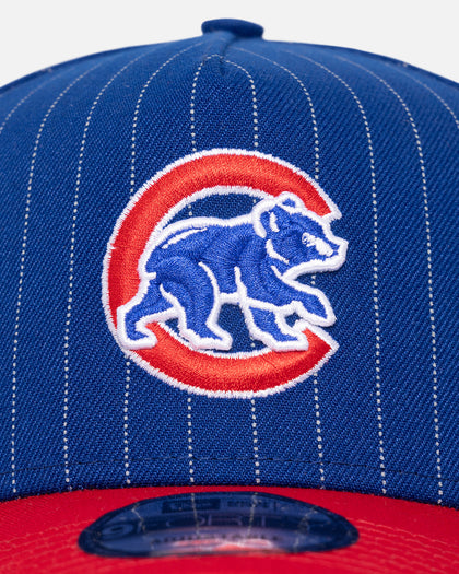 New Era Chicago Cubs '2-Tone Pinstripe' 9FORTY A-Frame Snapback Pinstripe