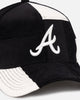 New Era Atlanta Braves 'Patchwork Corduroy' 9FORTY A-Frame Snapback Black/Cream