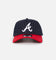 New Era Atlanta Braves '2-Tone Pinstripe' 9FORTY A-Frame Snapback Pinstripe