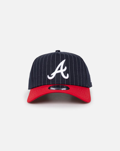 New Era Atlanta Braves '2-Tone Pinstripe' 9FORTY A-Frame Snapback Pinstripe
