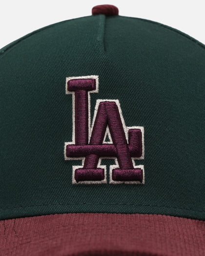 New Era Los Angeles Dodgers 'Rhubarb Cord' 9FORTY A-Frame Snapback Dark Green