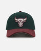 New Era Chicago Bulls 'Rhubarb Cord' 9FORTY A-Frame Snapback Dark Green